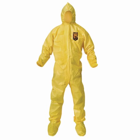 Kleenguard A70 Chemical Spray Protection Coveralls, Medium, Yellow, 12PK KCC 00682